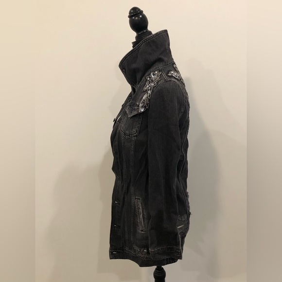 Pepe Jeans London Embellished Denim Jacket - Picture 4 of 6